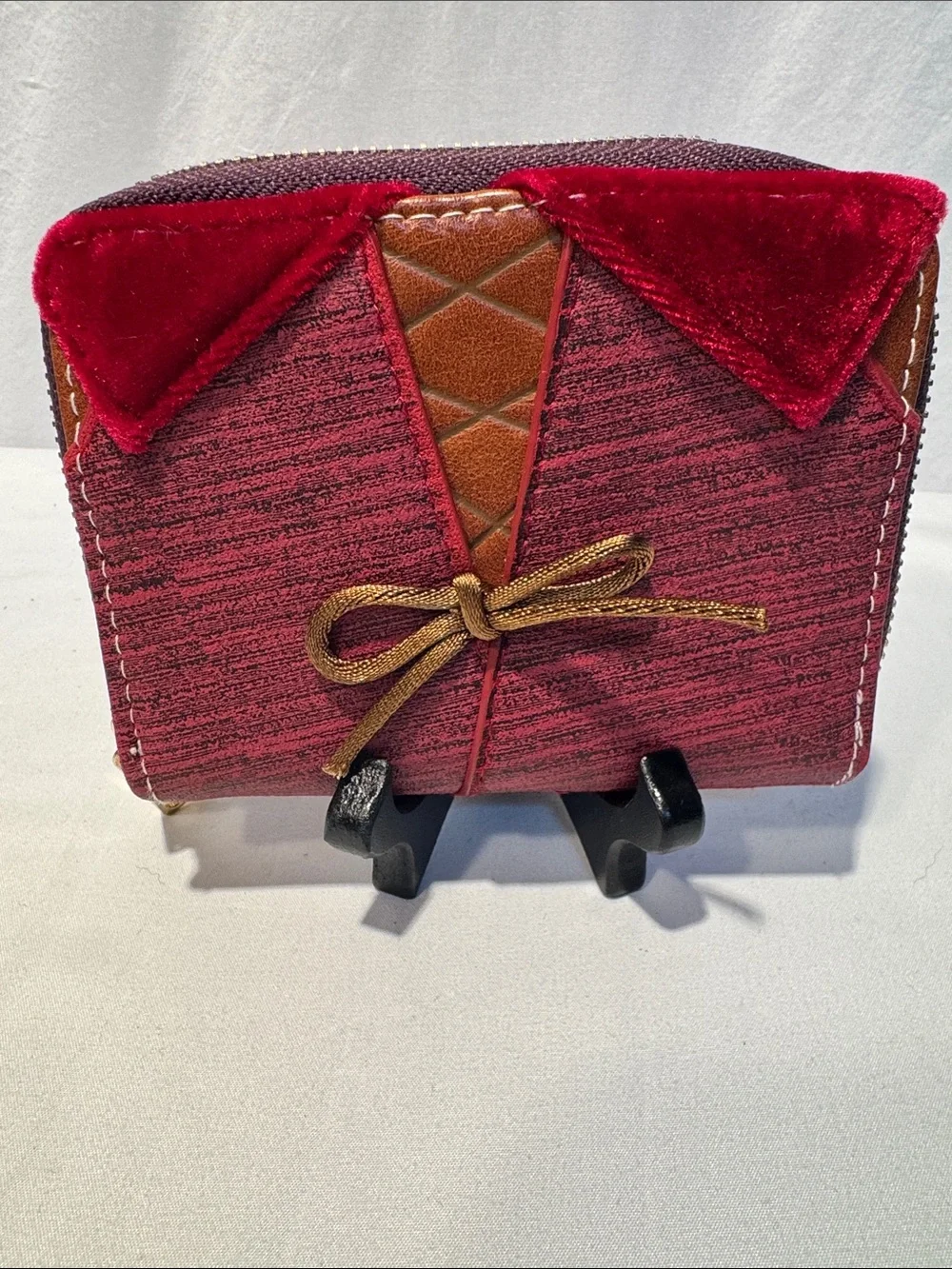 Loungefly Burgundy Velvet 'I Smell Children' Coin Purse